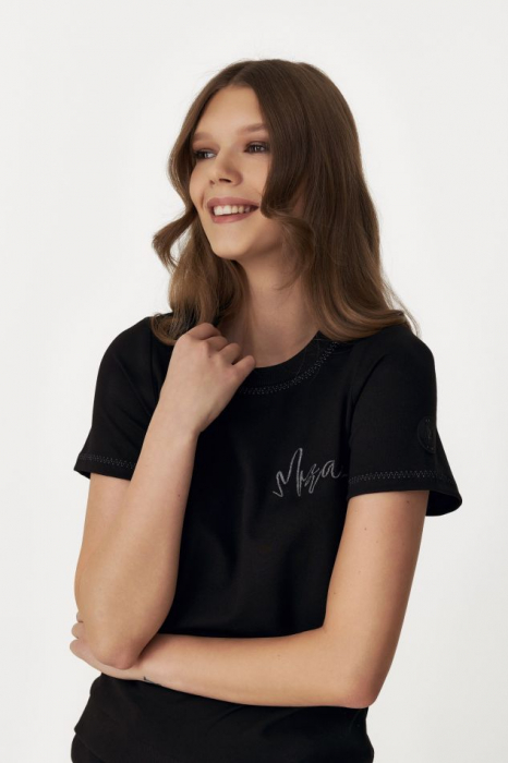 Poze Tricou US1MZ3010 negru Mizar