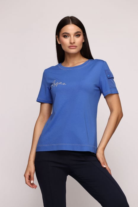 Tricou US4MZ3246 royal Mizar