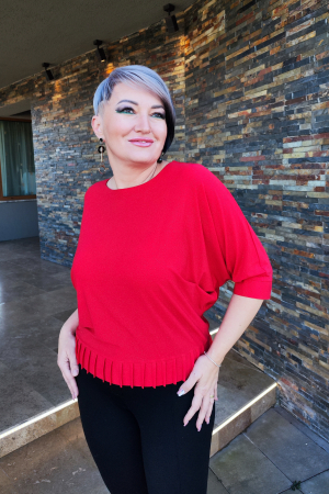 Bluza 347 rosie Exnec [0]