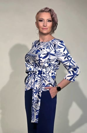 Bluze dama - Bluza 392 imprimata Ginette