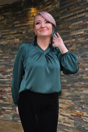 Bluze dama - Bluza 396 verde Leonard XL