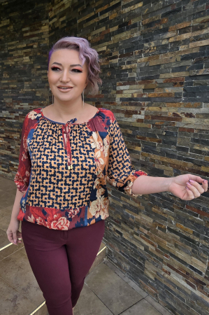 Bluza 410 flori4 Anesia [0]