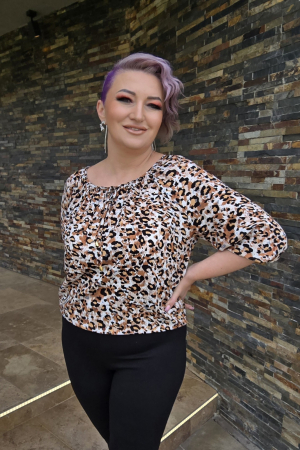 Bluze dama - Bluza 410 leopard Anesia