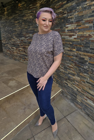 Bluza 412 imprimat bej Anesia [1]