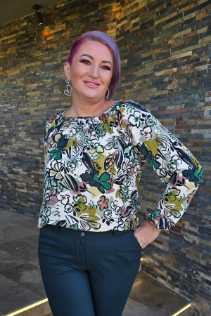 Bluza 412 voal imprimat Anesia [0]
