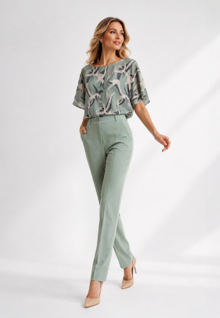 Bluze dama - Bluza 413 imprimat2 Anesia
