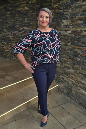 Bluza 415 vascoza bleumarine Anesia [3]