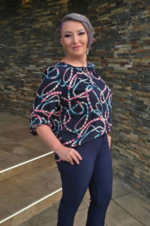 Bluza 415 vascoza bleumarine Anesia [2]