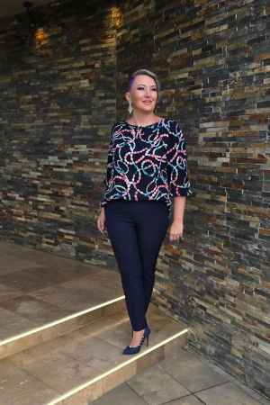 Bluza 415 vascoza bleumarine Anesia [4]