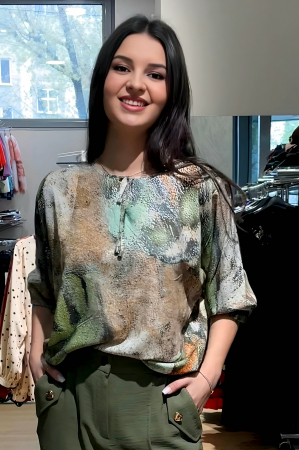 Bluza 415 vascoza imp kaki Anesia [0]