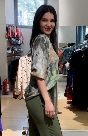 Bluza 415 vascoza imp kaki Anesia [1]