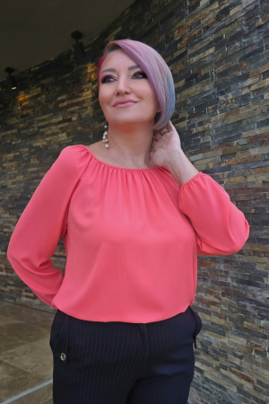 Bluze dama - Bluza 416 voal corai Anesia