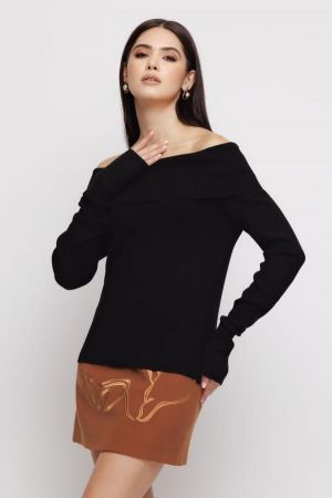 Tricotaje dama - Bluza 4270 neagra Mizar