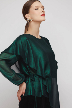 Bluze dama - Bluza 4460 verde Mizar