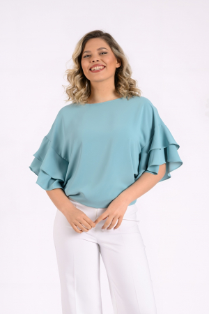 Imbracaminte Femei - Bluza 5034 aqua La Donna