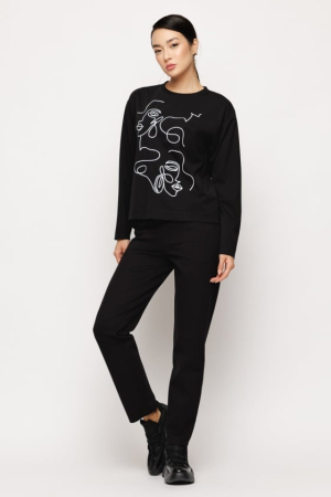 Bluza 5486 neagra Mizar [4]