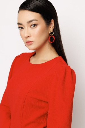 Imbracaminte Femei - Bluza 5519 rosie Mizar
