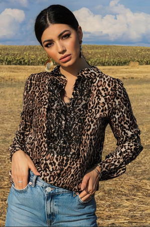 Bluze dama - Bluza 555 leopard Madelia