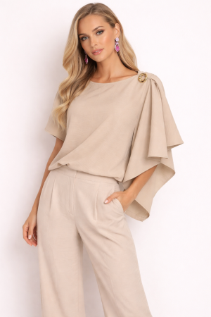 Bluze dama - Bluza 6177 bej Mizar