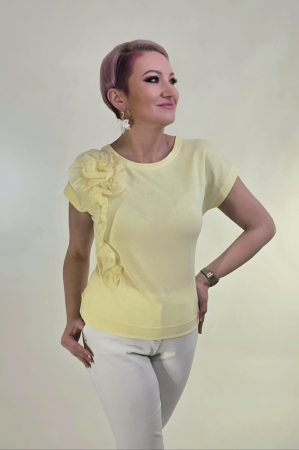 Bluze dama - Bluza 6268 galbena Mizar