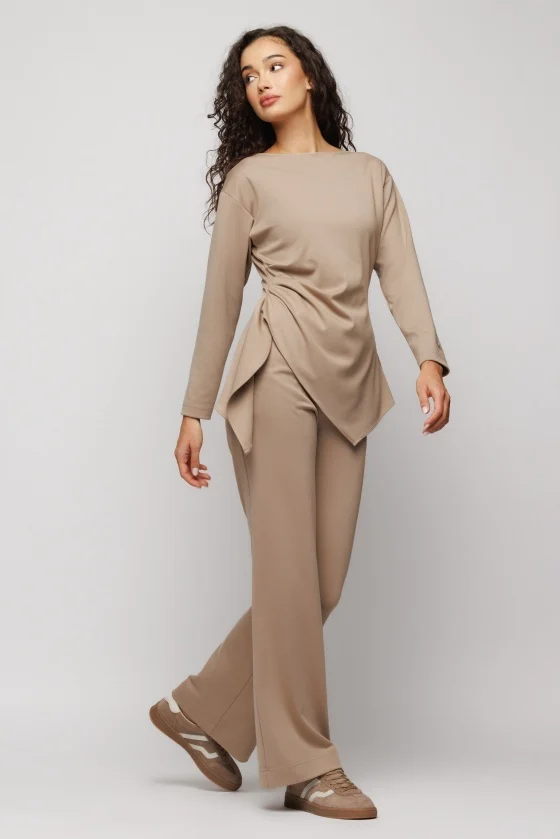 Bluze dama - Bluza 6367 bej Mizar