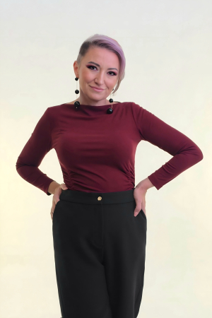 Imbracaminte Femei - Bluza 6391 grena Mizar