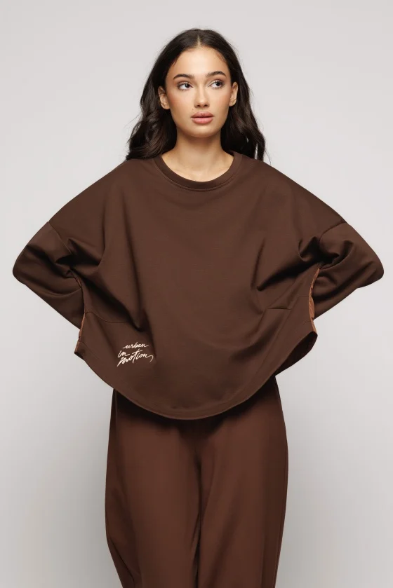 Imbracaminte Femei - Bluza 6422 maro Mizar