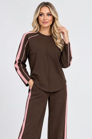 Bluze dama - Bluza 6440 maro Mizar