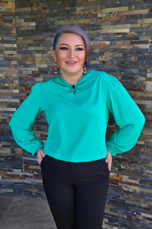 Bluze dama - Bluza 814 aqua brosa Aquared