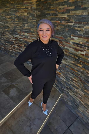 Bluza 816 neagra perle Aquared [3]