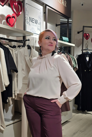Bluze dama - Bluza 863 nude Exnec
