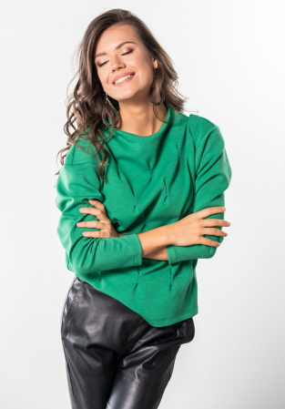 Bluza Amely verde Hermosa [1]