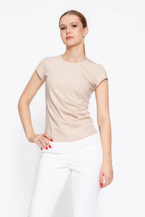 Imbracaminte Femei - Bluza C 4625 bej Caramel