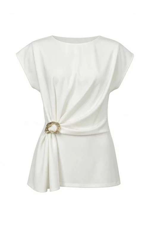 Imbracaminte Femei - Bluza C 4627 ivory Caramel