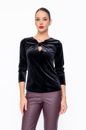 Bluze dama - Bluza C4544 neagra Caramel