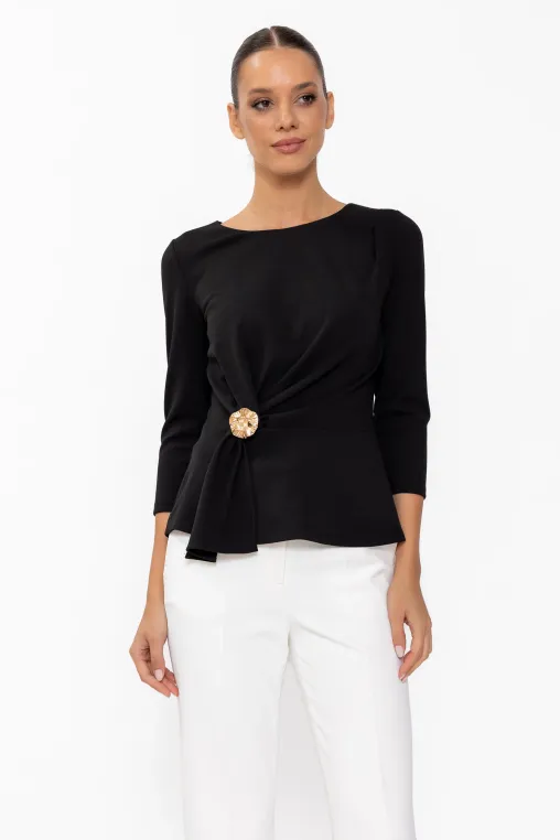 Bluze dama - Bluza C4643 neagra Caramel
