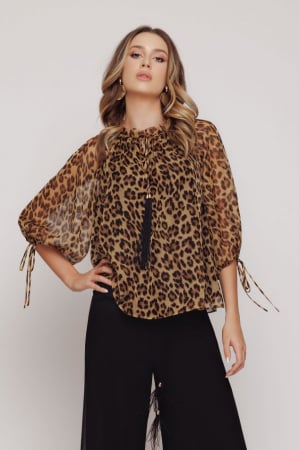 Bluze dama - Bluza CC1MZ4224 leopard Mizar