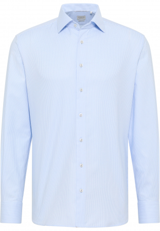 Camasa bleu, modern fit, pentru barbati, 100% bumbac, maneca lunga, model  1090/11 X18K Eterna [2]