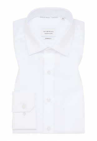 Camasa alba, modern fit, pentru barbati, 100% bumbac, maneca lunga, model 1100/00 X19K Eterna [5]