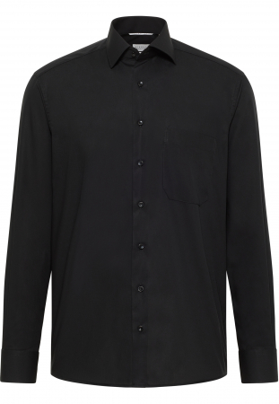 Camasa neagra, confort fit, pentru barbati, 100% bumbac, maneca lunga, model 1100/39 E19K Eterna 47 [4]