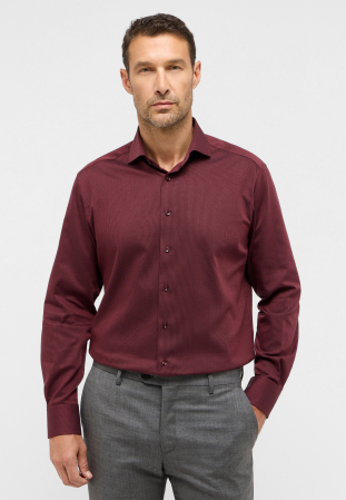 Imbracaminte Barbati - Camasa bordo, modern fit, pentru barbati, 100% bumbac, maneca lunga, model  1178/57 X17V Eterna