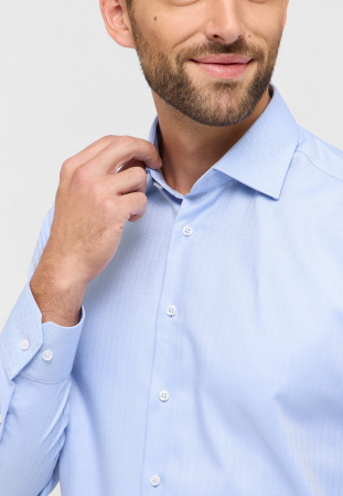 Camasa blue, modern fit, pentru barbati, 100% bumbac, maneca lunga, model  1179/12 X18K Eterna [2]