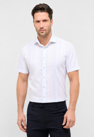 Imbracaminte Barbati - Camasa dungi, modern fit, pentru barbati, 100% bumbac, maneca scurta, model 1403/15 C171 Eterna