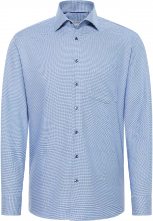 Camasa bleu, modern fit, pentru barbati, 100% bumbac, maneca lunga, model 4158/14 X19K Eterna [4]