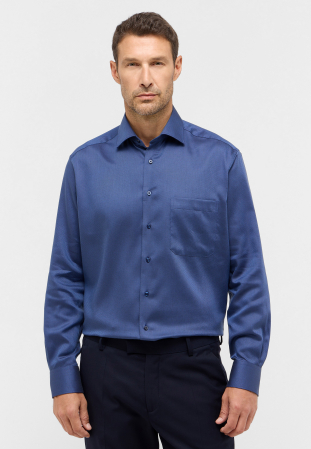 Camasa bleumarine, comfort fit, pentru barbati, 100% bumbac, maneca lunga, model 4203/07 E19K Eterna [0]