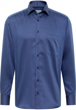 Camasa bleumarine, comfort fit, pentru barbati, 100% bumbac, maneca lunga, model 4203/07 E19K Eterna [4]
