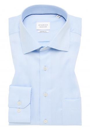 Camasa blue, comfort fit, pentru barbati, 100% bumbac, maneca lunga, model 4203/12 E19K Eterna [5]