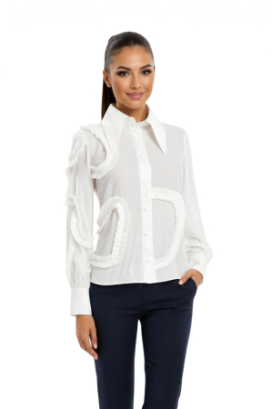 Bluze dama - Camasa 5578 alba La Donna