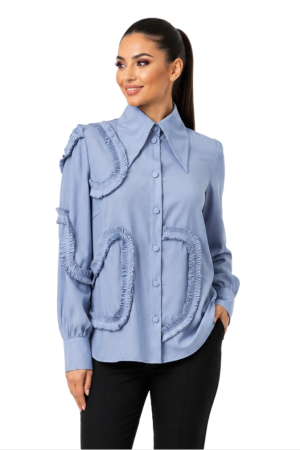 Bluze dama - Camasa 5578 bleu La Donna