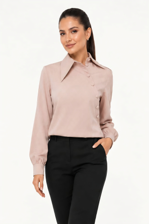 Bluze dama - Camasa 5579 roz pudra La Donna
